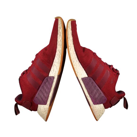Adidas Shoes Mens 10.5 Athletic Trainers NMD R2 Collegiate Burgundy Casual Run main image 3